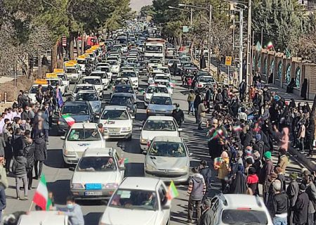رژه موتوری 22 بهمن در کاشمر