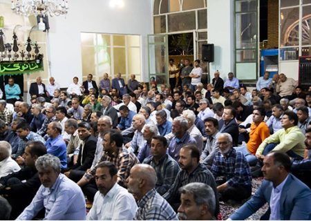 گردهمایی بزرگ حامیان دکتر پزشکیان با حضور مشاور مرحوم آیت الله هاشمی رفسنجانی در کاشمر
