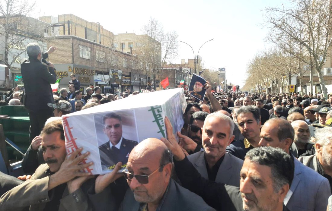 پیکر پاک شهید مجید مرادپور درکاشمر تشییع شد