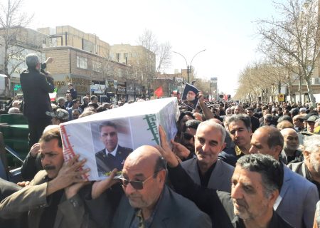 پیکر پاک شهید مجید مرادپور درکاشمر تشییع شد